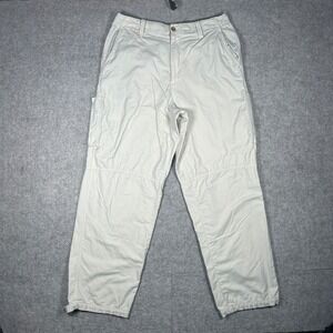 Gap Modern Khaki pants mens 33x32 Beige cargo casual outdoor gorpcore
